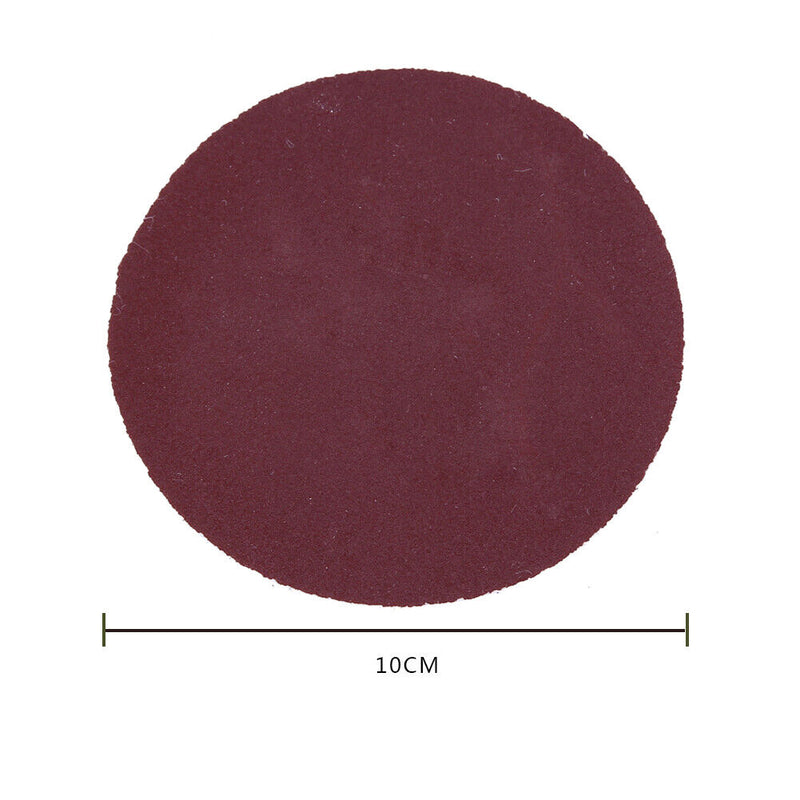 30pcs/set 4 Inch 100mm 80 Meshes Sand Sheets Round Self-adhesive Sand Paper