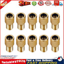 10x Bicycle Valve Adapter Presta to Schrader Converter Bike Pump Connector Newly
