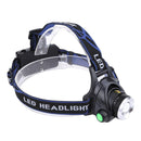 900Lm LED Lighting Head Torch CREE XM-L T6 Zoom Waterproof LED Headlights