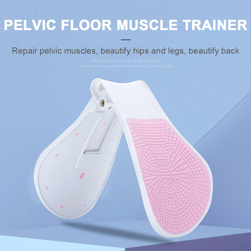 Hip Inner Thigh Pelvic Floor Muscle Training Clamp Device for Home Gym Exercise