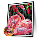 5D Diamond Painting Kit Flamingo Partial Special Shape Drill DIY Animal Art