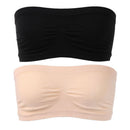 Fashion High Elastic Wrapped Sports Bra Tube Tops Wrap Chest Seamless Strapless
