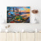 50x40cm Lake Scenery Frameless Picture Oil Paint By Numbers Hand Painted Pi