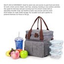 Large Capacity Picnic Insulation Bags Portable Food Thermal Cooler Carrying Bag