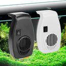 Aquarium Cooler Fan Hang Coral Reef Water Plant Cooling Fan (RS 332B Black)