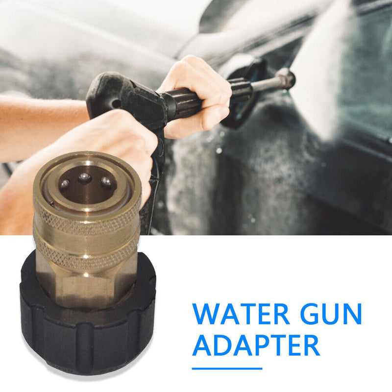 3/8 Quick Connect Female to M22 14 15 Female Adapter for Pressure Washer
