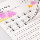 Makeup Eyelash Extension Storage Card Fans Volume Lash 2mm Sticky Strip