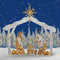 Christmas Nativity Scene LED Nativity Holy Family Scene for Outdoor Yard Decor