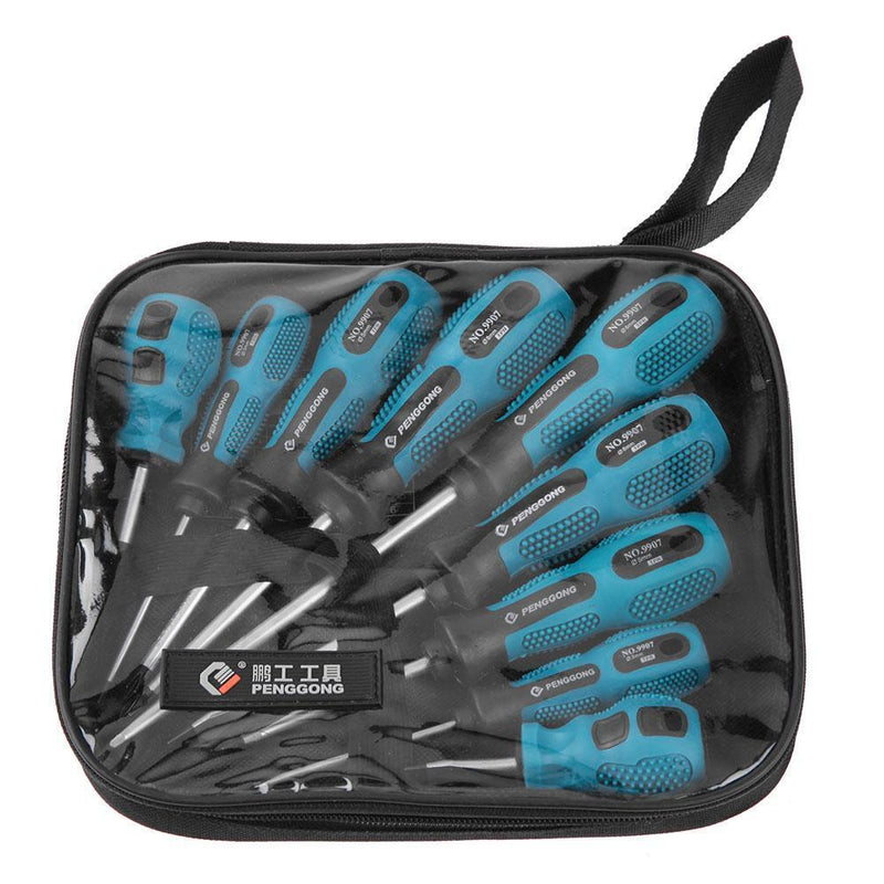 9pcs Useful Screwdriver Set Multi-Bit Tools Screwdrivers Home Repair Kit Newly