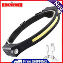 XPE COB LED Headlamp Induction 400LM Waterproof Headlight for Cycling Running
