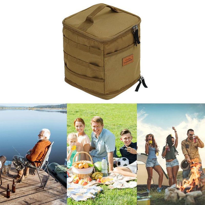 Camping Storage Handbag Cookware Utensils Travel Organizer Hanging Tote (S)