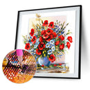5D DIY Diamond Painting Kits Full Round Drill Oil Paint Flower Decor (X625)