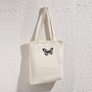 Fashion Women Butterfly Printing Canvas Shoulder Bag Casual Large Tote Handbags