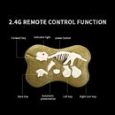 DIY 2.4GHz RC Dinosaur LED Light Walking Remote Control Raptor Velociraptor