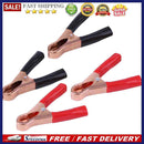 2 Red+ 2 Black 50A Copper Coated Car Battery Test Clips Alligator Clamps