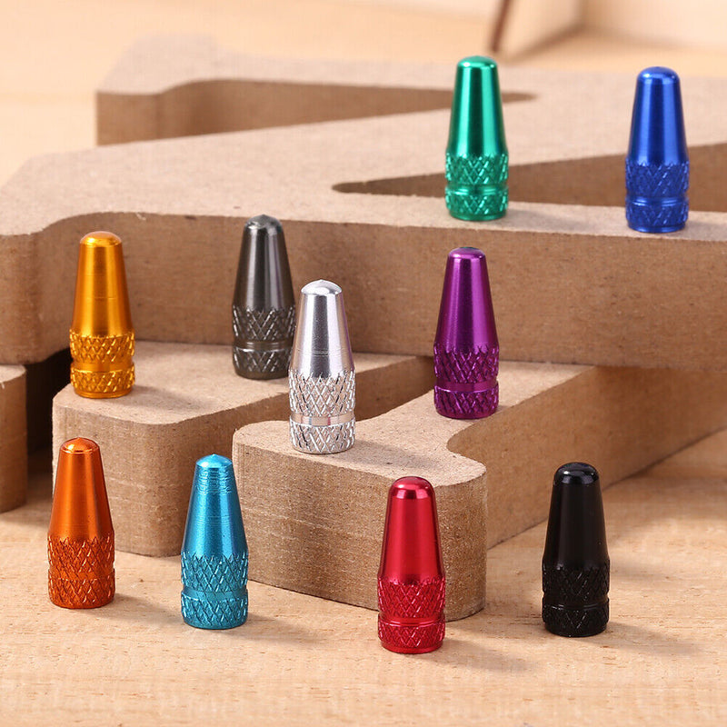 40pcs Bicycle Presta Valve Caps MTB Wheel Tyre Stem French Air Valve Caps Cover