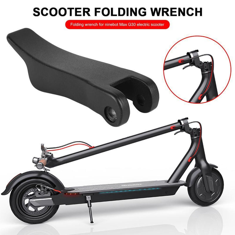 Electric Scooter Folding Rod Base Hook Wrench for Ninebot MAX G30 Black