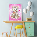 DIY Diamond Embroidery Cartoon Tiger Mosaic Kit Home Decor for Wall Art Gift