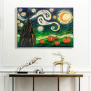 5D DIY Halloween Night Full Round Drill Diamond Painting Kit Mosaic Art Newly