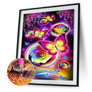 5D Diamond Painting Colorful Flower Butterfly Full Round Drill DIY Home Decor
