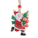 Christmas Diamond Pendant 5D DIY Mosaic Kit Double-sided Rhinestone Decorat