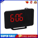 LED Digital Alarm Clock Table Clocks USB Wake up FM Radio Projector (Red)