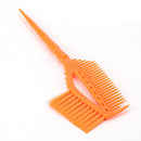Barber Hair Dye Comb with Brush Plastic Hair Coloring Applicator (Orange) Newly