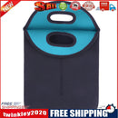 2 Bottles Neoprene Cooler Wine-bottle Bag Protective Cover (Sky Blue+Black)