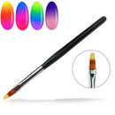 UV Gel Gradient Effect Nail Painting Brush Pen Manicure Tool Double-deck Bloom