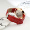 Womens Student Leather Quartz Watch Wristwatches Business Watch Wristband