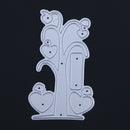 Snowvirtuos Love Heart Tree DIY Metal Stencil Scrapbook Crafts Embroidery S