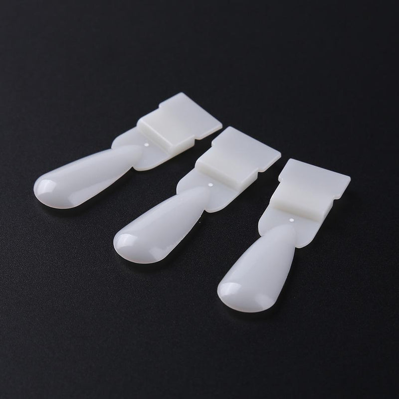 36pcs Removable False Nail Tips Color Card Nail Display Board (Skin Color)