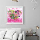 Diamond Painting Kit Heart Partial Special Shape Drill Rhinestone DIY Wall Art