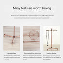 Rotating Jewelry Organizer Necklace Bracelet Display (Triangle Base Bronze)