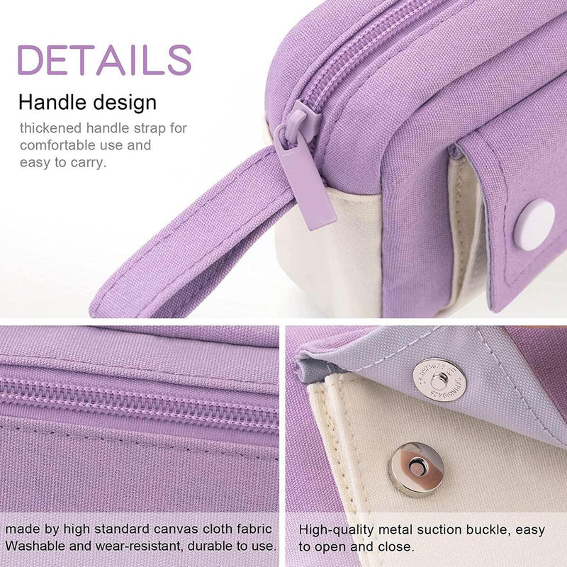 Portable Pencil Case Large Capacity Pen Pencil Pouch Durable Bag School Gift^