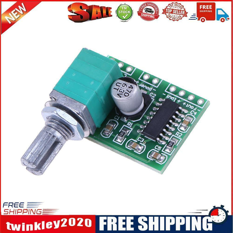 Mini DC 5V PAM8403 Audio Amplifier Module Board with Potentiometer Switch