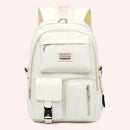 #A Nylon Backpack Korean Teenager Boys Girls School Students Book Bags Mochilas