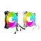 COOLMOON 12cm 5V PWM Cooling Fan Desktop PC Case ARGB CPU Radiator (Black)