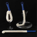 Glass cleaning brushes wine decanter vase stemware bottle dust brush Bendable
