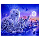 DIY 5D Diamond Embroidery Painting Cross Stitch Kit Tiger Animal Home Decor