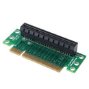 PCI Express 8X Riser Card 90° Right Angle Riser Adapter Card Converter 1U/2U`