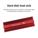 Solid State Hard Drive NVME Heat Sink Hard Disk Aluminum Radiator (Red) Newly