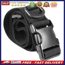 Simple Outdoor Adjustable Utility D-Ring Nylon Belt with Buckle (Black)