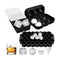 Silicone Diamond Ice Tray Set Honeycomb Square Ice Box Round Ice Hockey Bar Tool