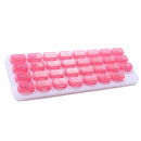 #A 31 Dividers Travel Container for Vitamins Digital Grid Keyboard Monthly Pill