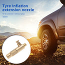 Brass Car Tire Inflator Valve Stem Connector Pump Chuck Adapter with Deflate