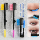 3pcs Double-ended Eyebrow Brush Eyelash Blending Brush with Safe Round Comb
