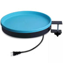 Heated Birdbath Bird Feeder Heater Outdoor Winter Hummingbirds Heating Bath~