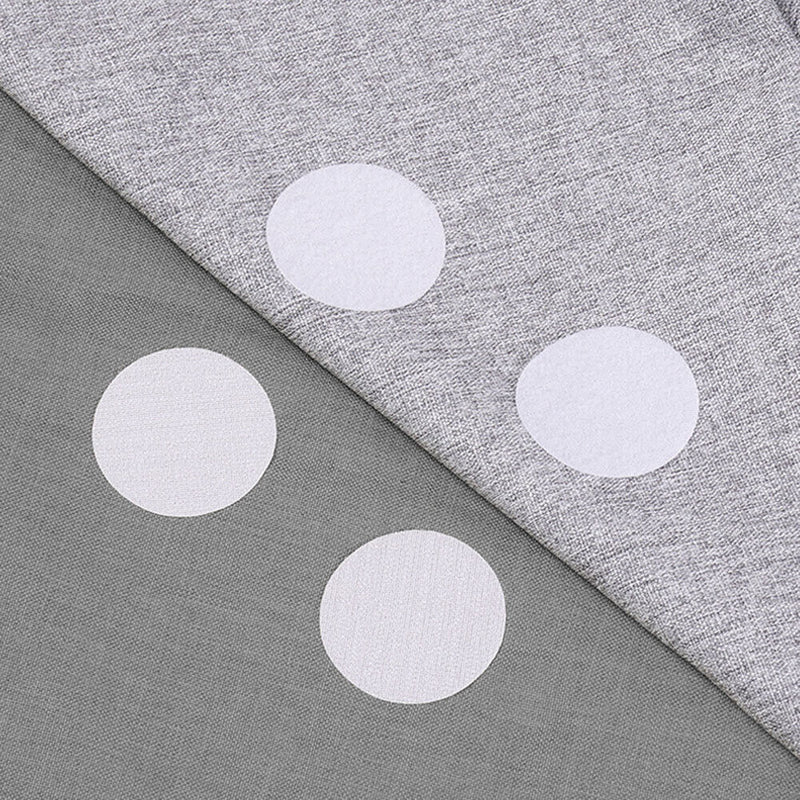 5pcs Fastener Adhesive Tape for Bed Sheet Sofa Carpet Anti Slip Pad (White)