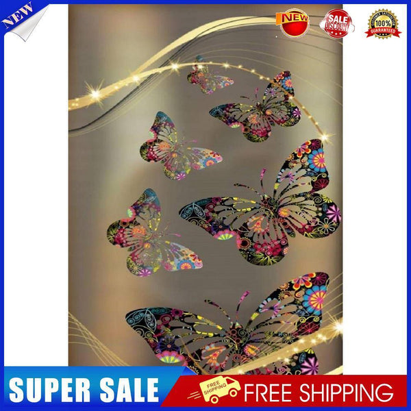 Colorful Hollow Butterflies Oil Paint By Numbers Kits Canvas Picture DIY